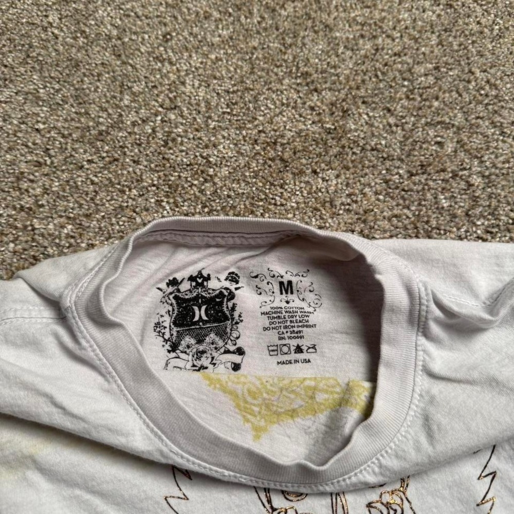 WHITE HURLEY "ROSE" TOP - Picture 3 of 4